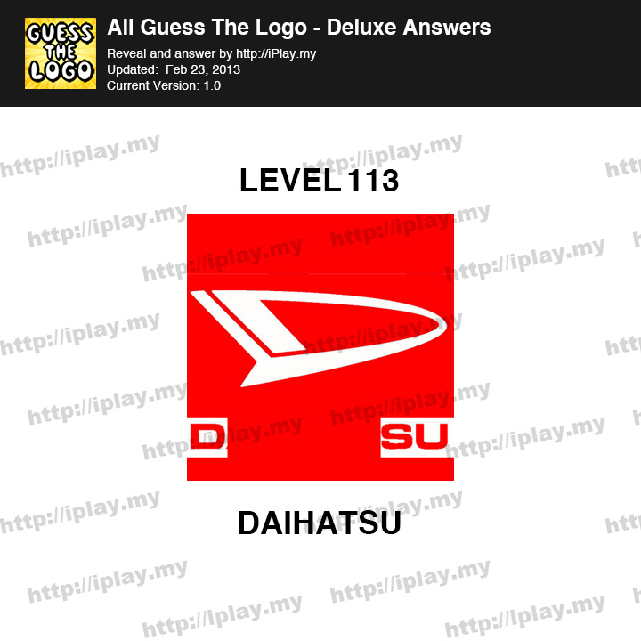 Guess Logo Deluxe Level 113