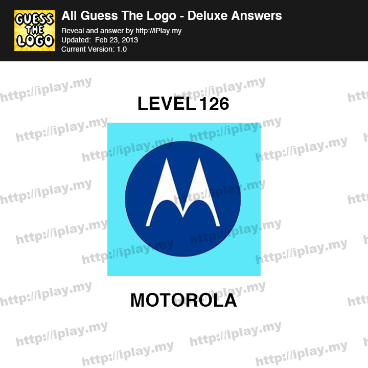 Guess Logo Deluxe Level 126