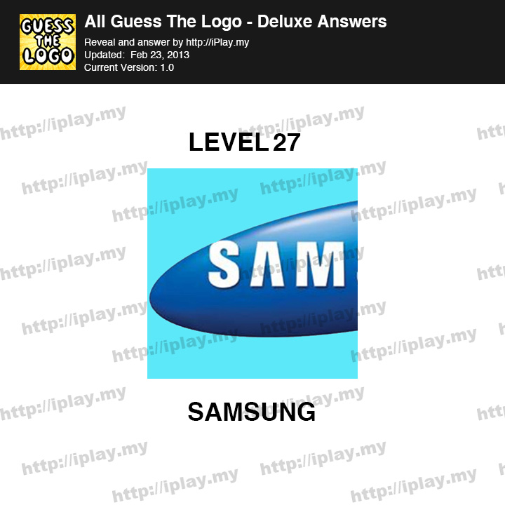 Guess Logo Deluxe Level 27