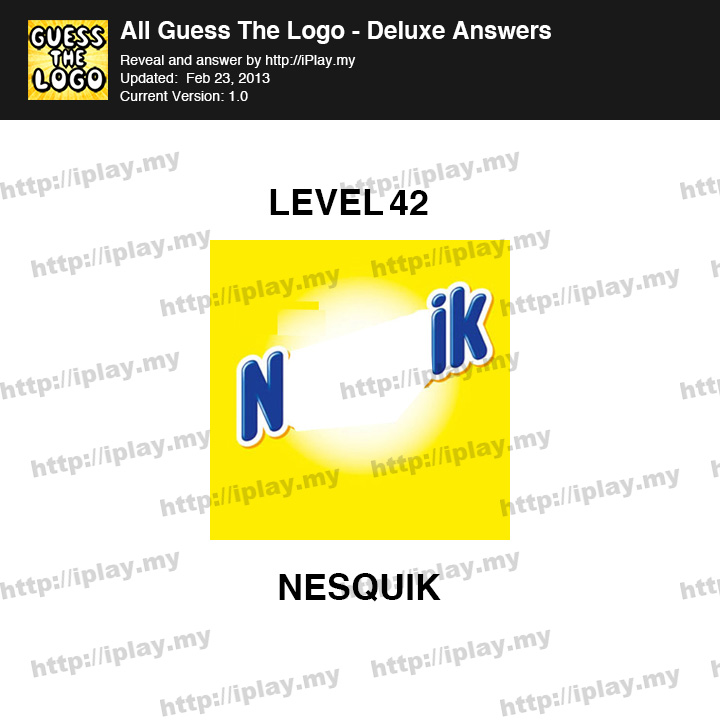 Guess Logo Deluxe Level 42