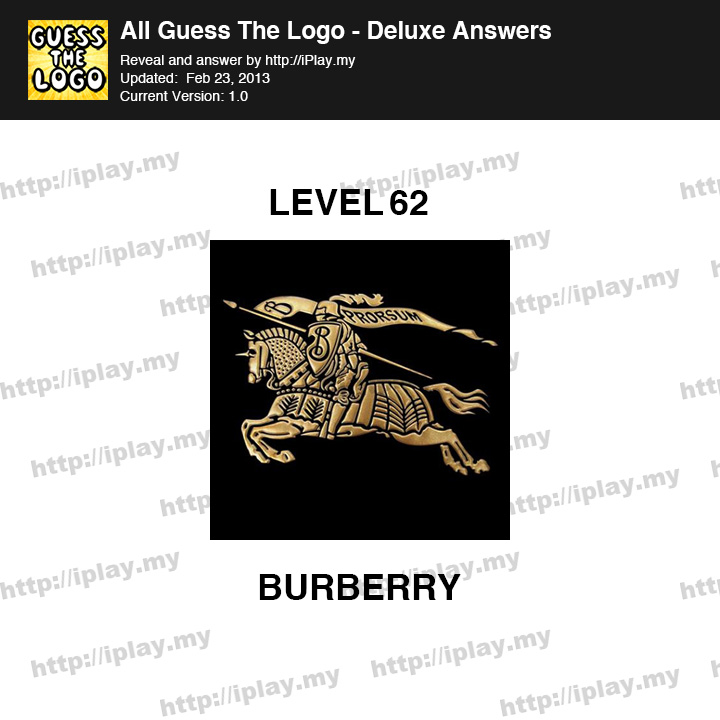Guess Logo Deluxe Level 62