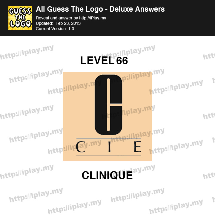 Guess Logo Deluxe Level 66