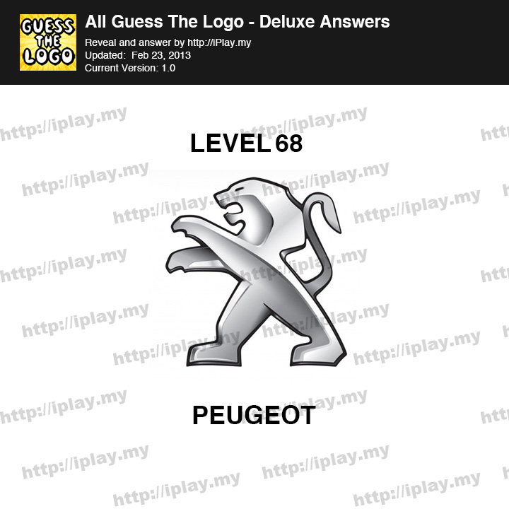 Guess Logo Deluxe Level 68