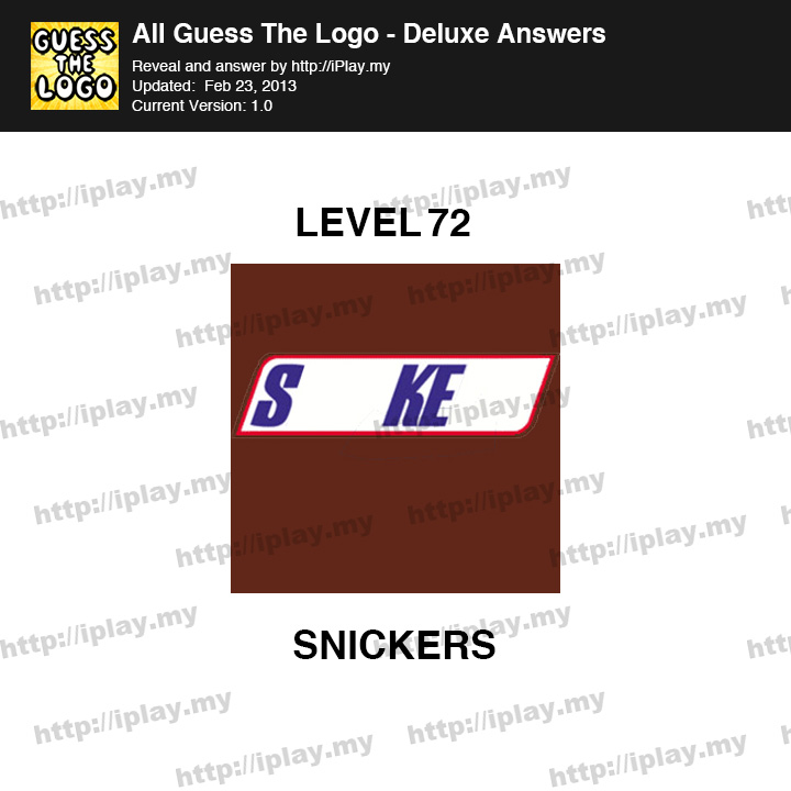 Guess Logo Deluxe Level 72