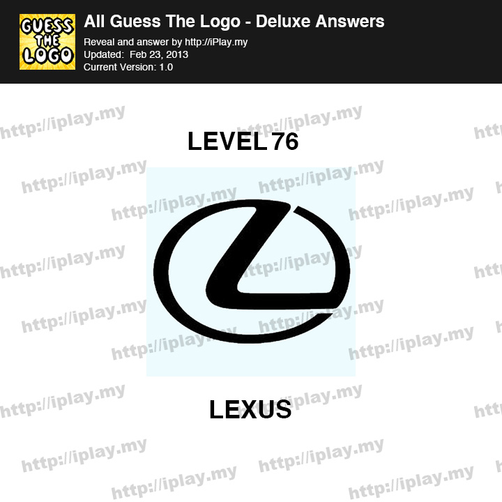 Guess Logo Deluxe Level 76