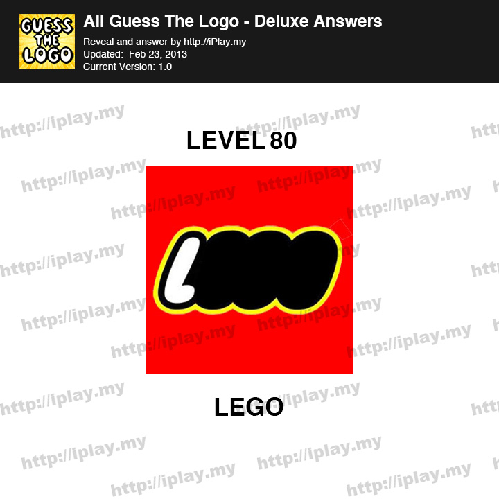 Guess Logo Deluxe Level 80