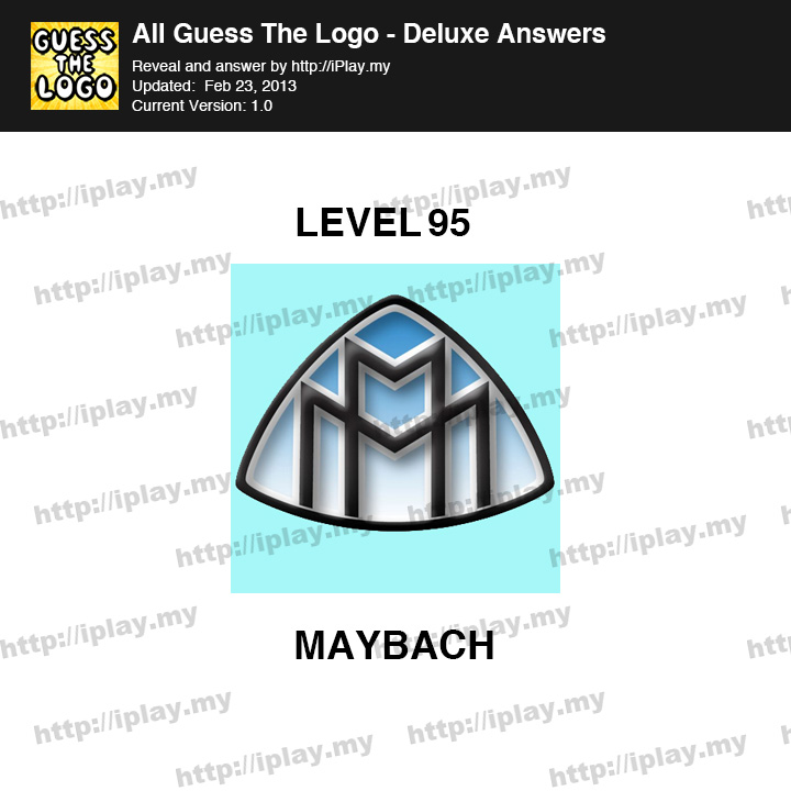 Guess Logo Deluxe Level 95