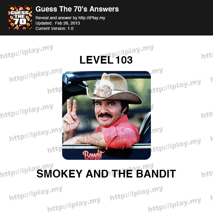 Guess the 70's Level 103