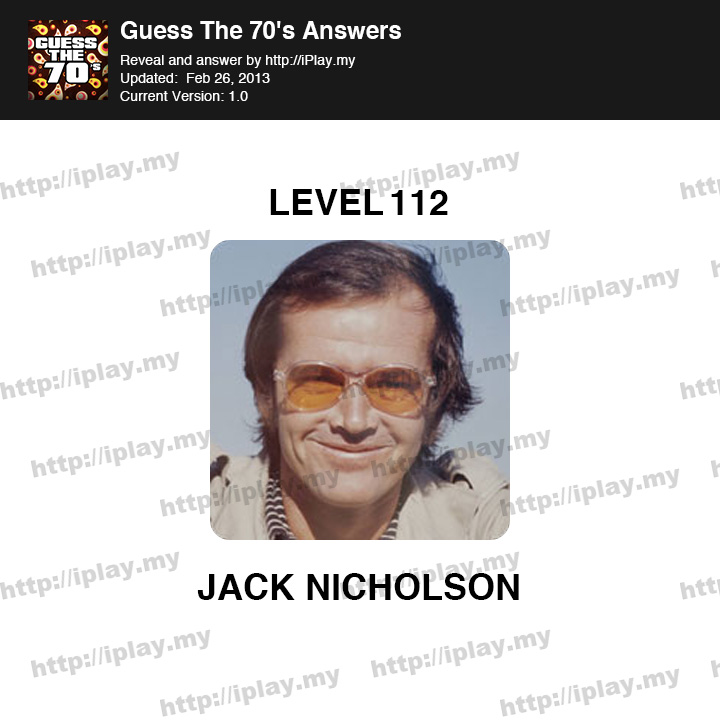 Guess the 70's Level 112