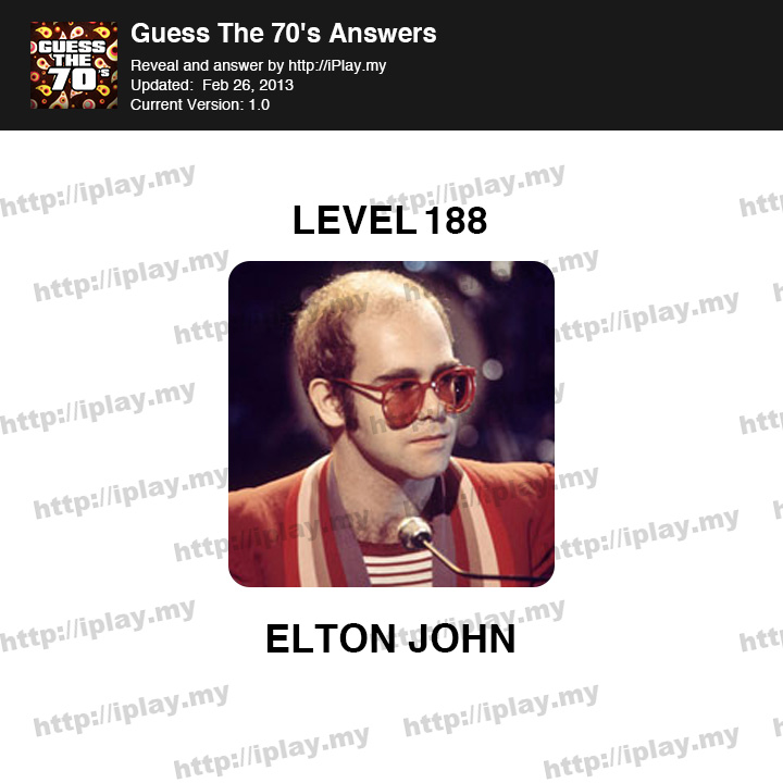 Guess the 70's Level 188