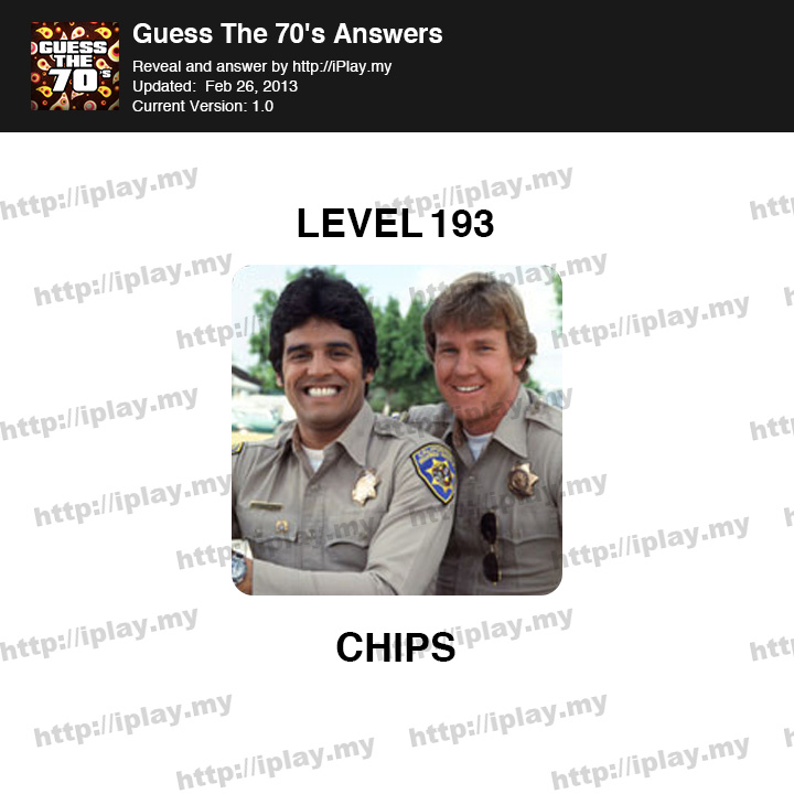 Guess the 70's Level 193