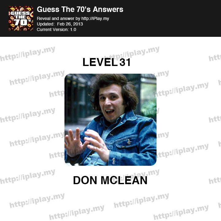 Guess the 70's Level 31