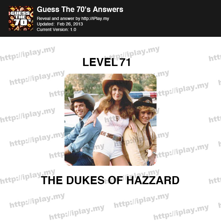 Guess the 70's Level 71