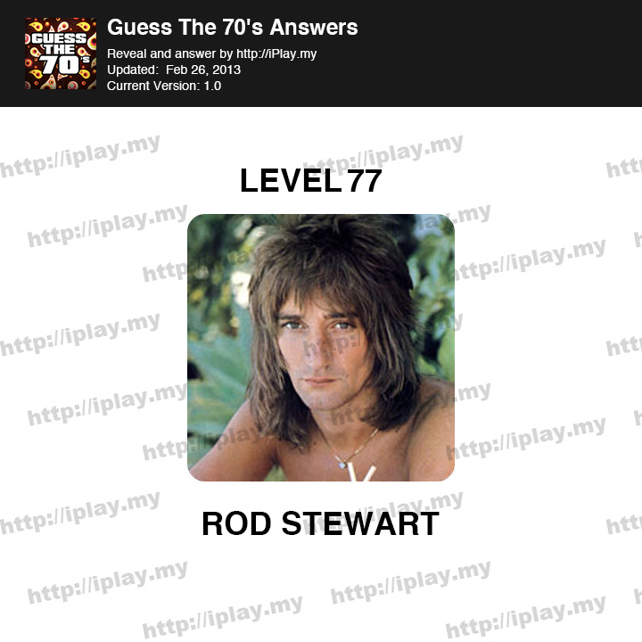 Guess the 70's Level 77