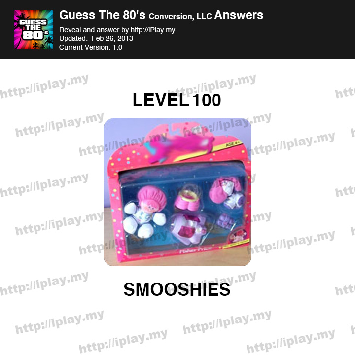 Guess the 80's Level 100