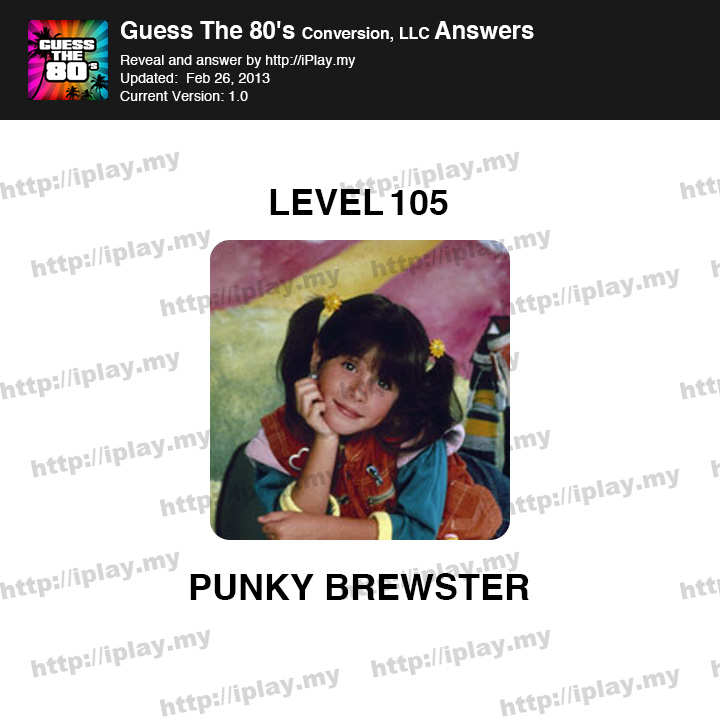 Guess the 80's Level 105