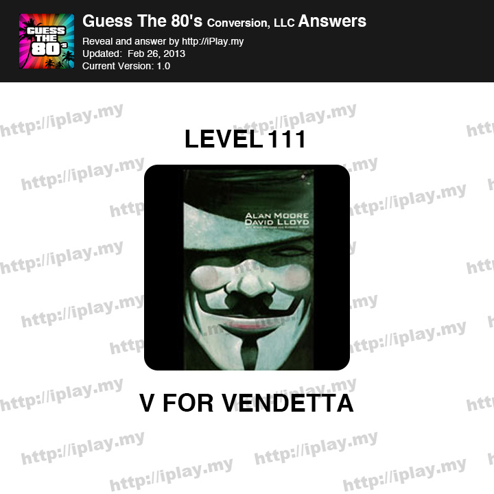 Guess the 80's Level 111
