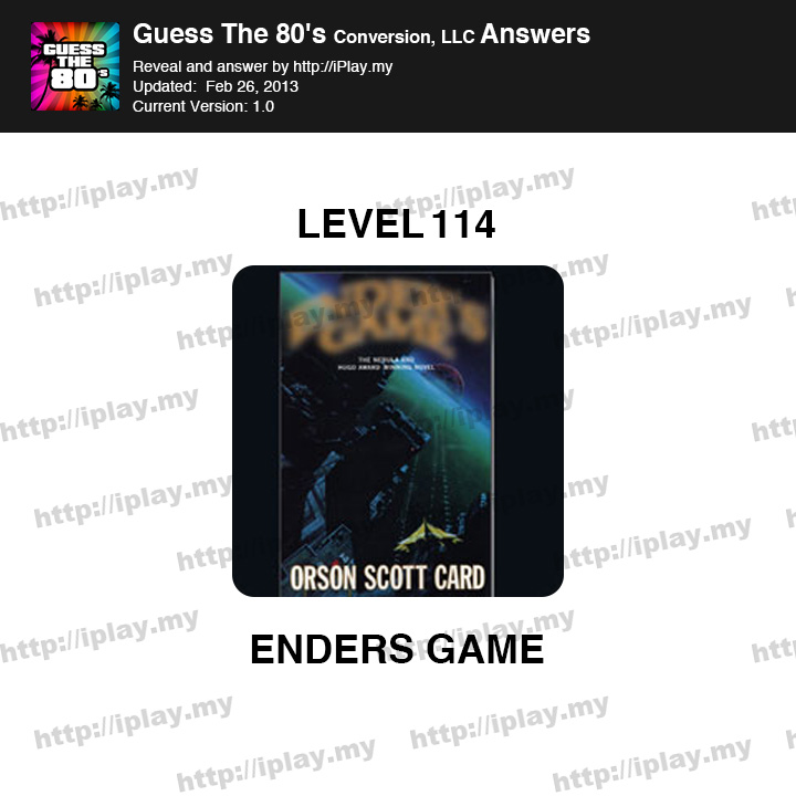 Guess the 80's Level 114