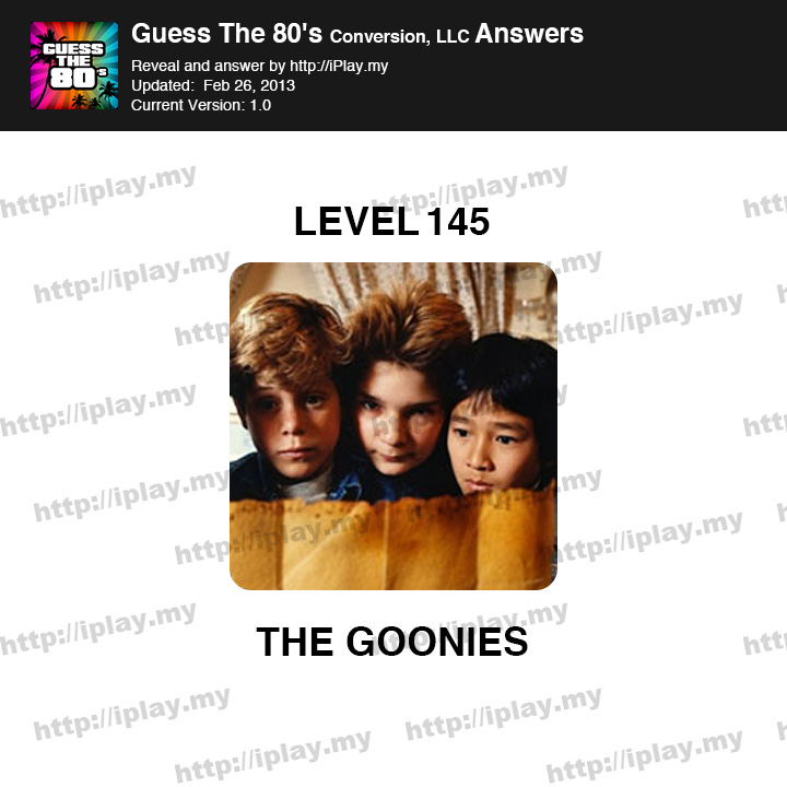 Guess the 80's Level 145
