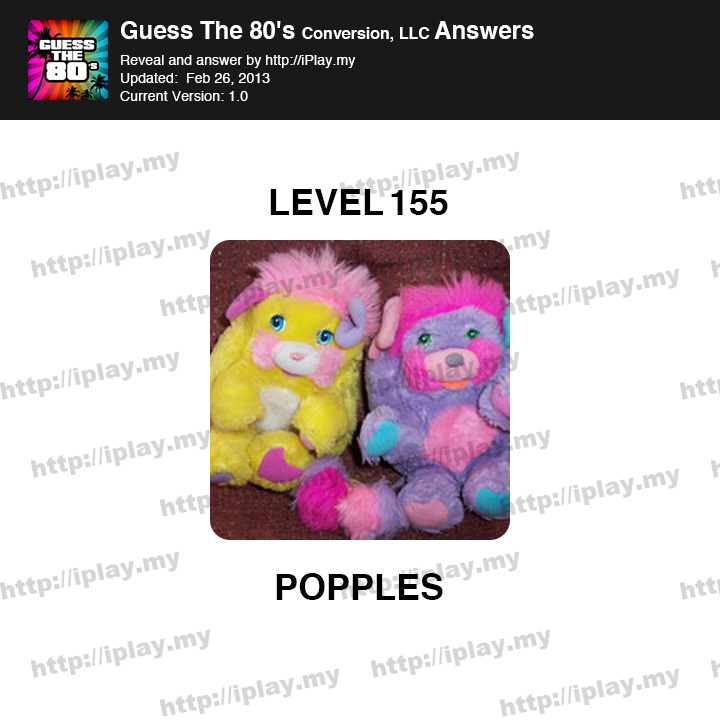 Guess the 80's Level 155