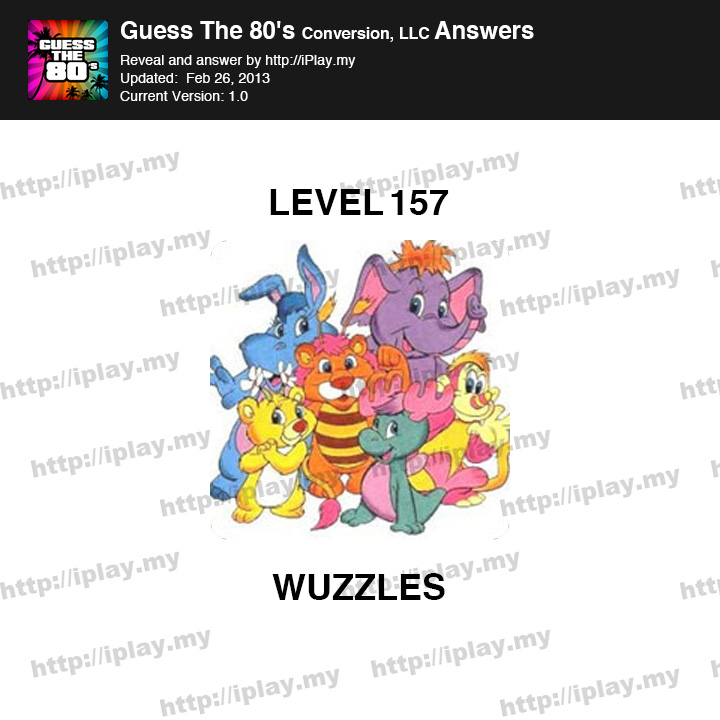 Guess the 80's Level 157