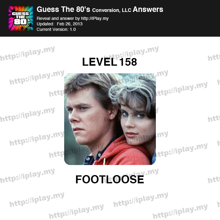 Guess the 80's Level 158