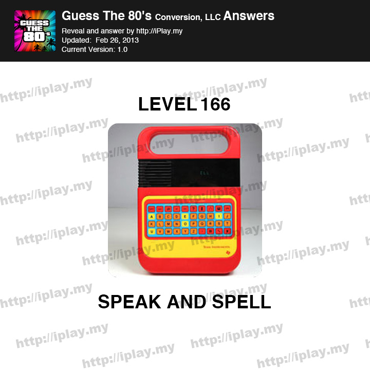 Guess the 80's Level 166