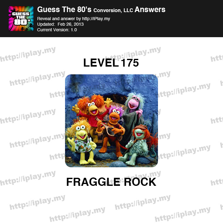 Guess the 80's Level 175