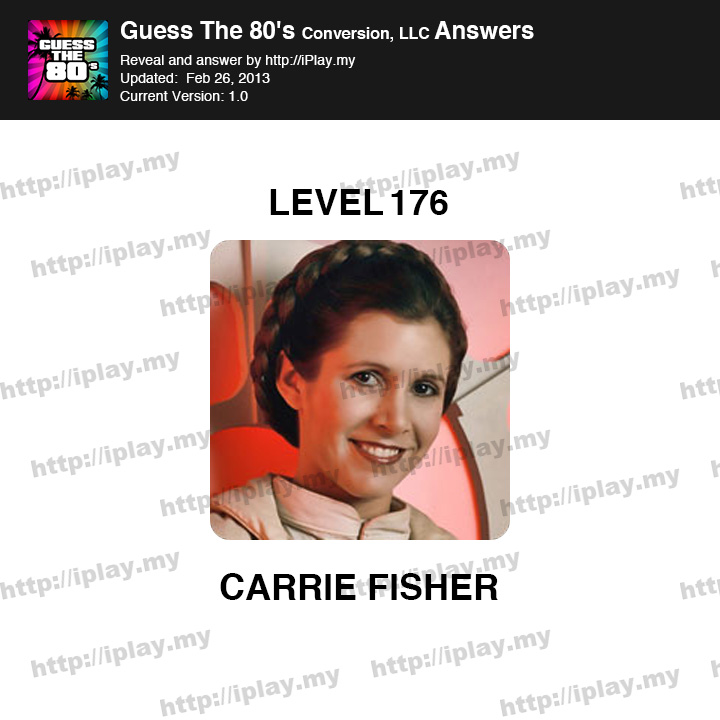 Guess the 80's Level 176