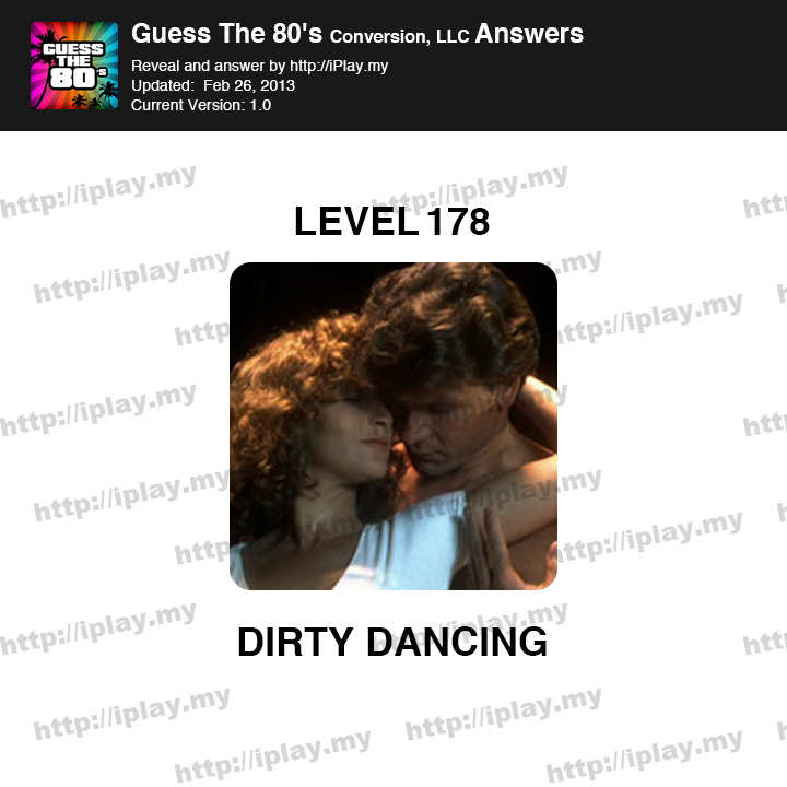 Guess the 80's Level 178