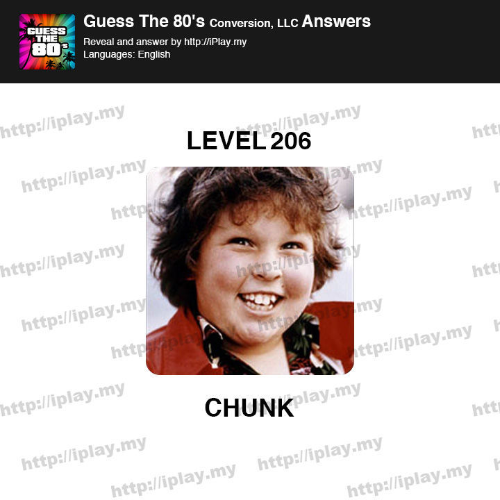 Guess the 80's Level 206