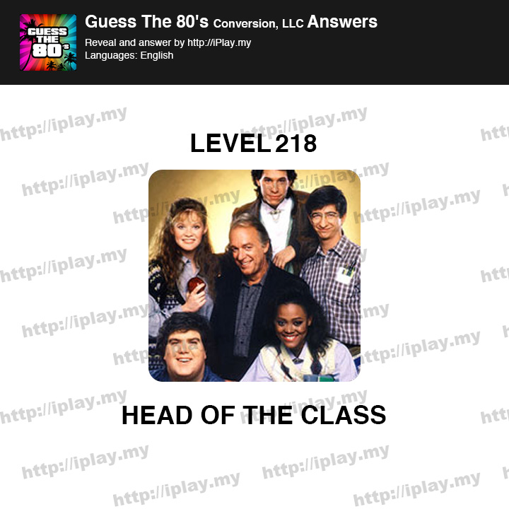 Guess the 80's Level 218