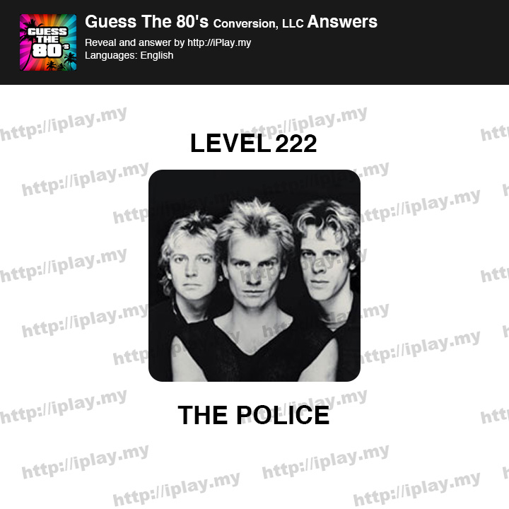 Guess the 80's Level 222
