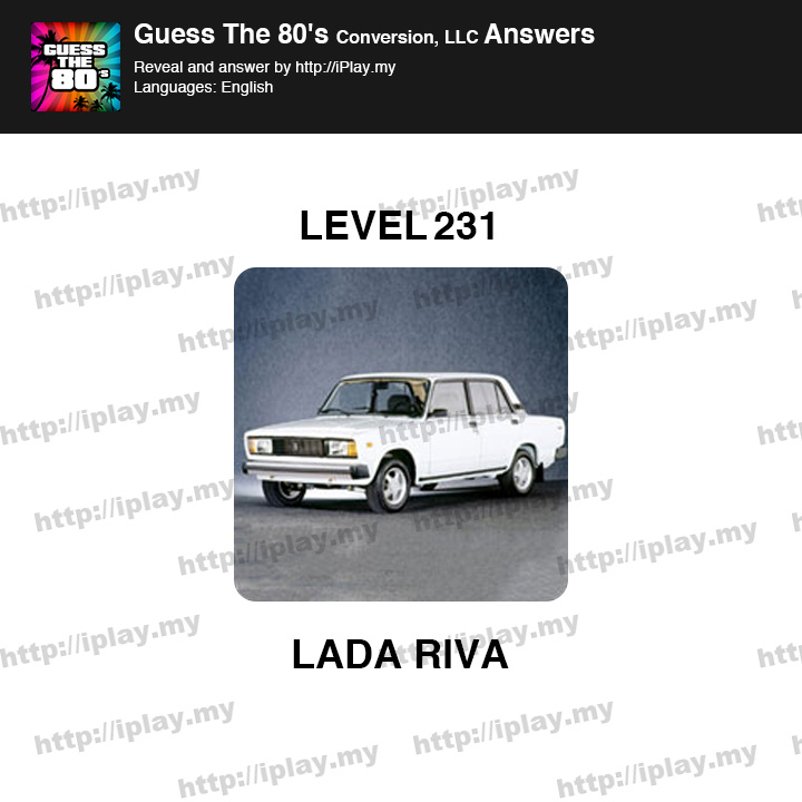 Guess the 80's Level 231