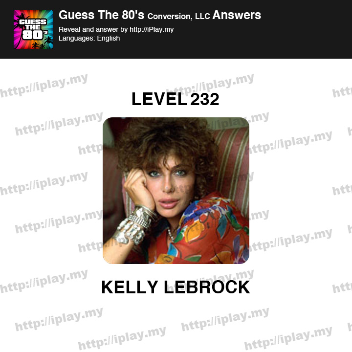 Guess the 80's Level 232