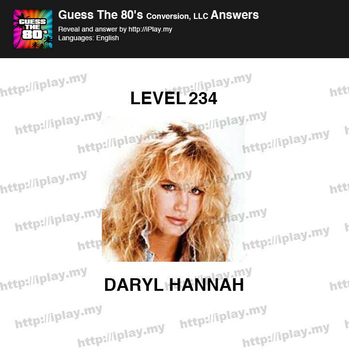 Guess the 80's Level 234