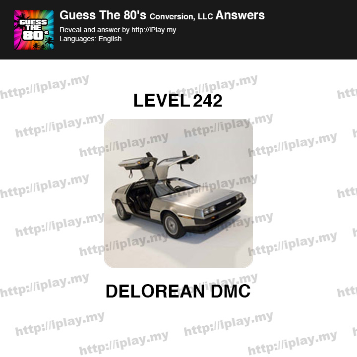 Guess the 80's Level 242