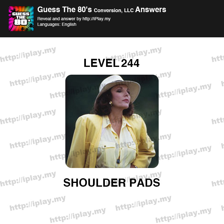 Guess the 80's Level 244