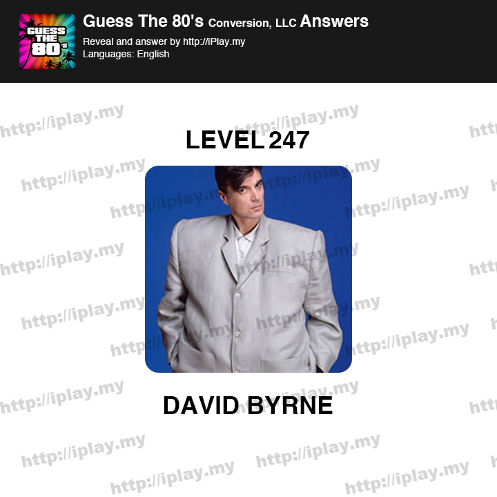 Guess the 80's Level 247