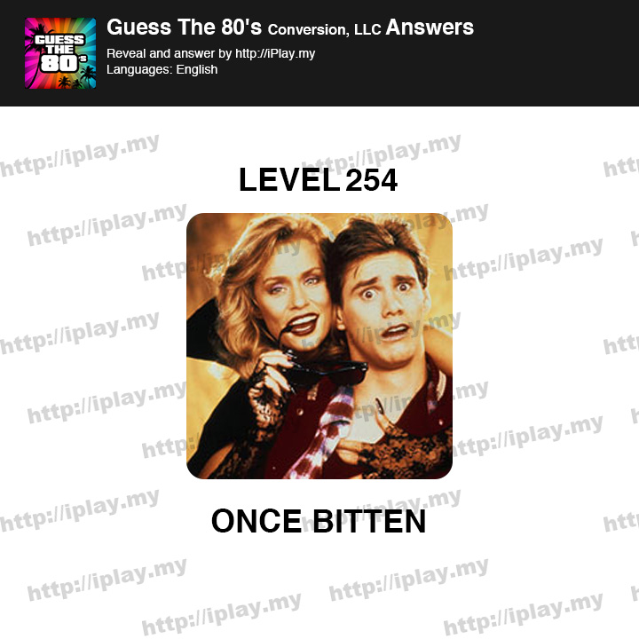 Guess the 80's Level 254