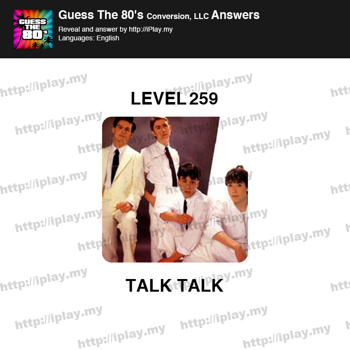 Guess the 80's Level 259
