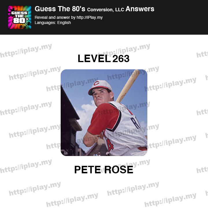 Guess the 80's Level 263
