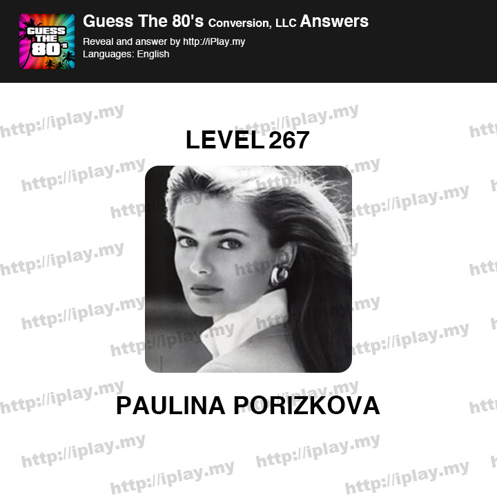 Guess the 80's Level 267