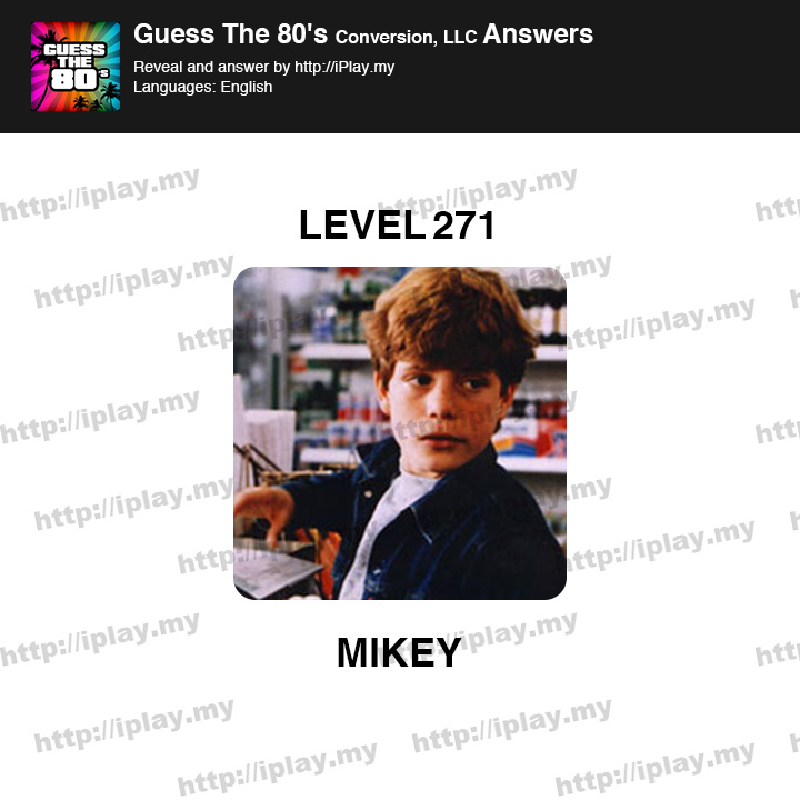 Guess the 80's Level 271