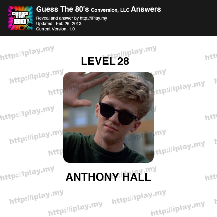 Guess the 80's Level 28