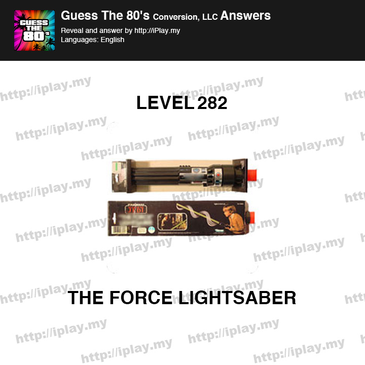 Guess the 80's Level 282