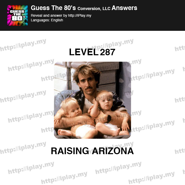 Guess the 80's Level 287