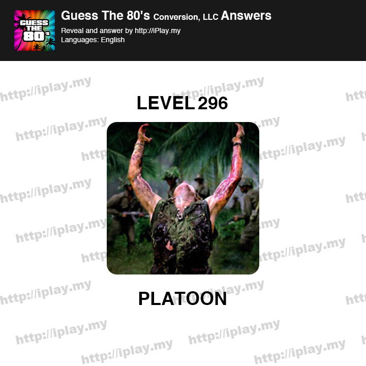 Guess the 80's Level 296