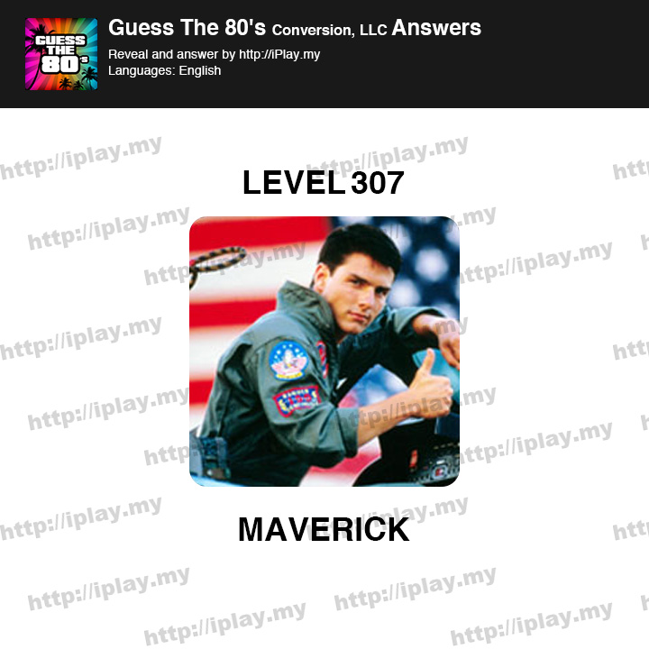 Guess the 80's Level 307