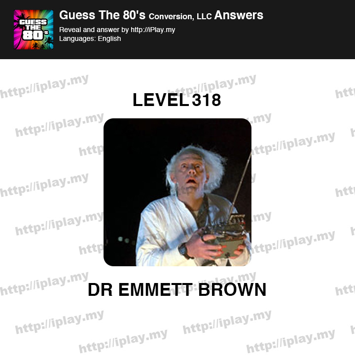 Guess the 80's Level 318